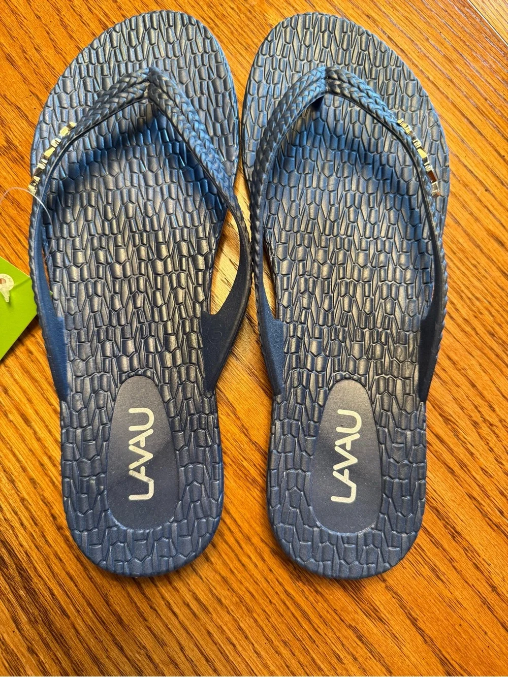 Women’s Navy Braided Strap Sandals